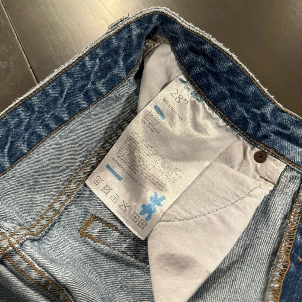 Ksubi Mini Moss Distressed Denim Skirt - Picture 10 of 13